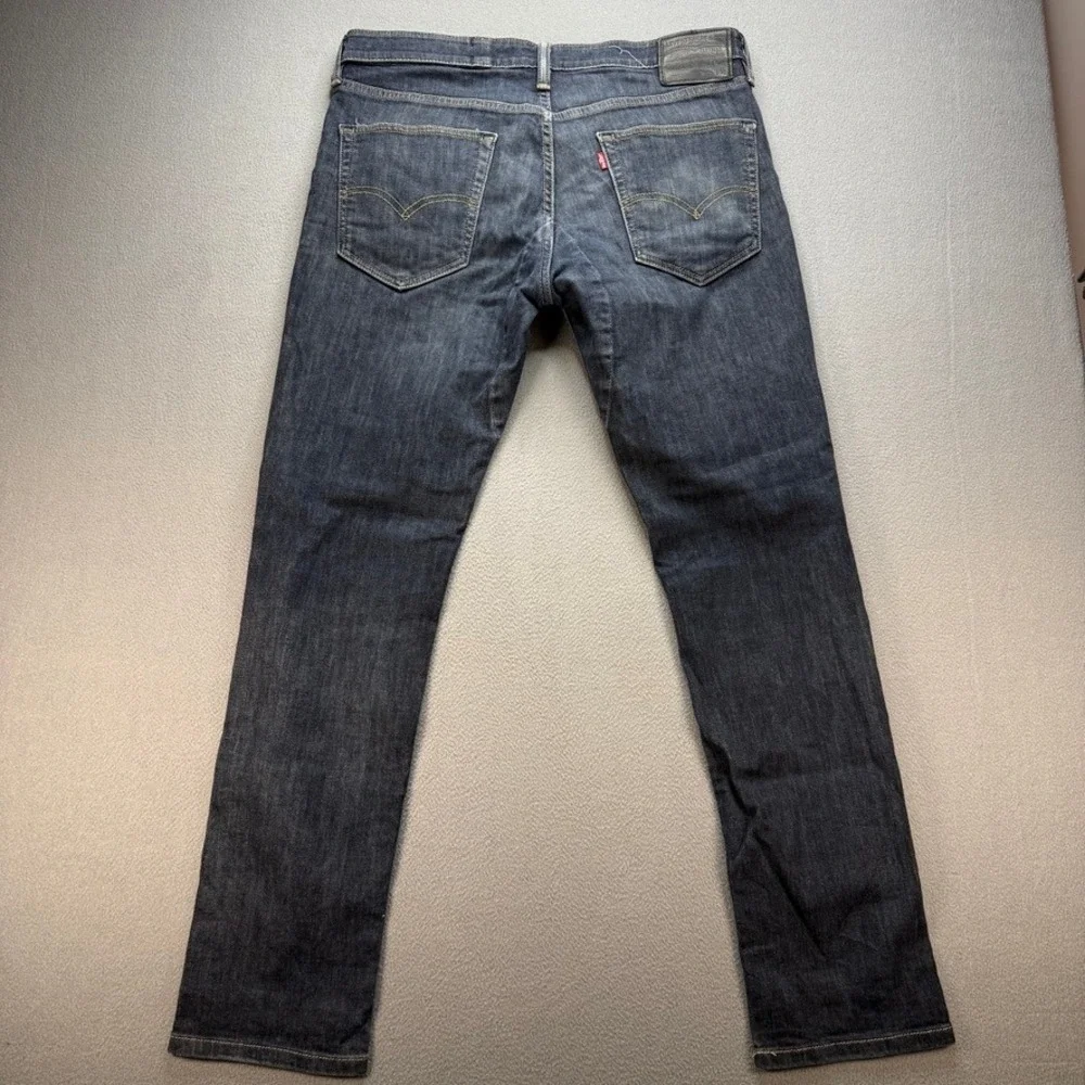 Levis 511 Slim Fit Jeans 36x32 (FIT 34x29) Dark Wash Blue Stretch Denim Casual